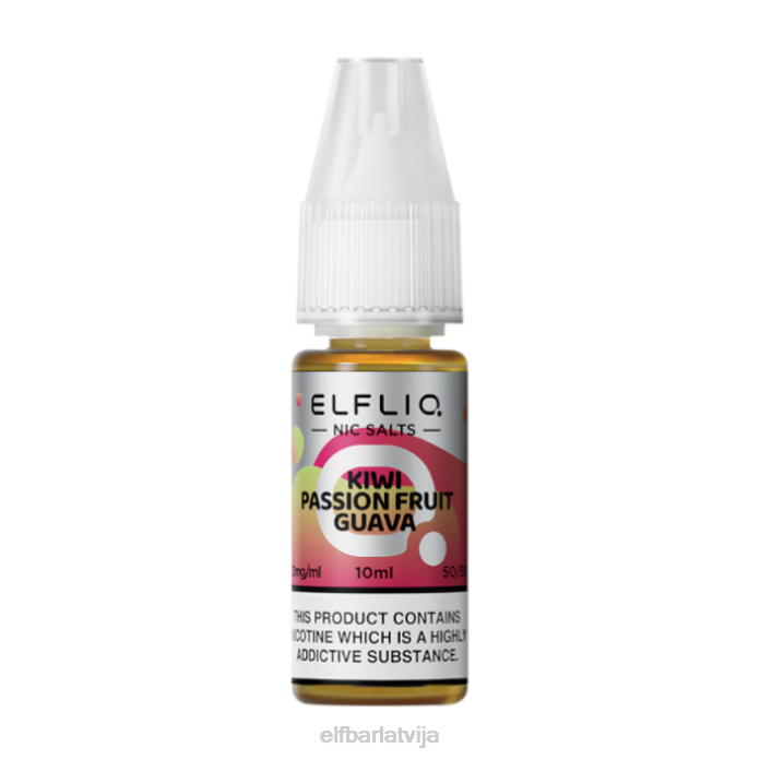 elfbar elfliq kivi marakujas gvajaves niķa sāļi - 10ml-10mg/ml 8L4F209
