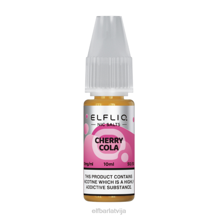 elfbar elfliq nic sāļi - ķiršu kola - 10ml-10 mg/ml 8L4F196