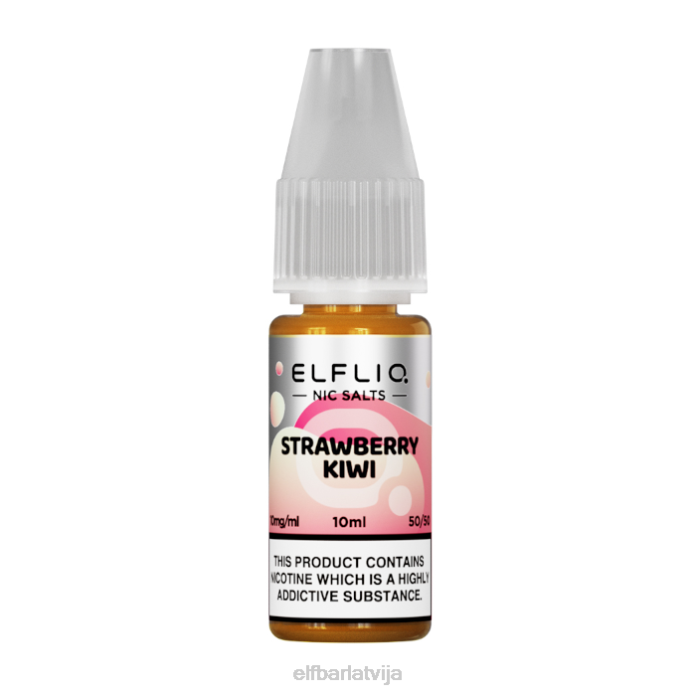 elfbar elfliq nic sāļi - zemeņu kivi - 10ml-10 mg/ml 8L4F180
