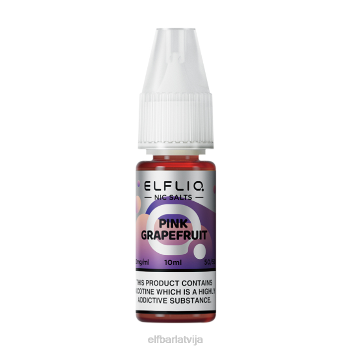 elfbar elfliq rozā greipfrūtu niķa sāļi - 10ml-20 mg/ml 8L4F203