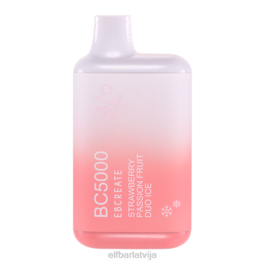 ELFBAR zemeņu marakujas duo ice bc5000 patērētājs - 50mg - viens LJ0R28