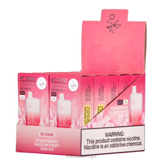 ELFBAR zemeņu marakujas duo ice bc5000 patērētājs - 50mg - viens LJ0R28