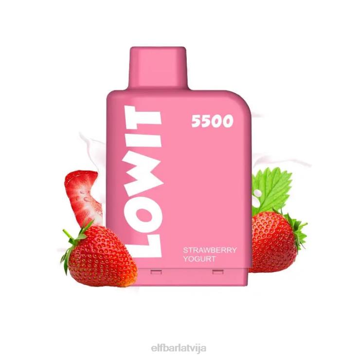 zemeņu jogurts