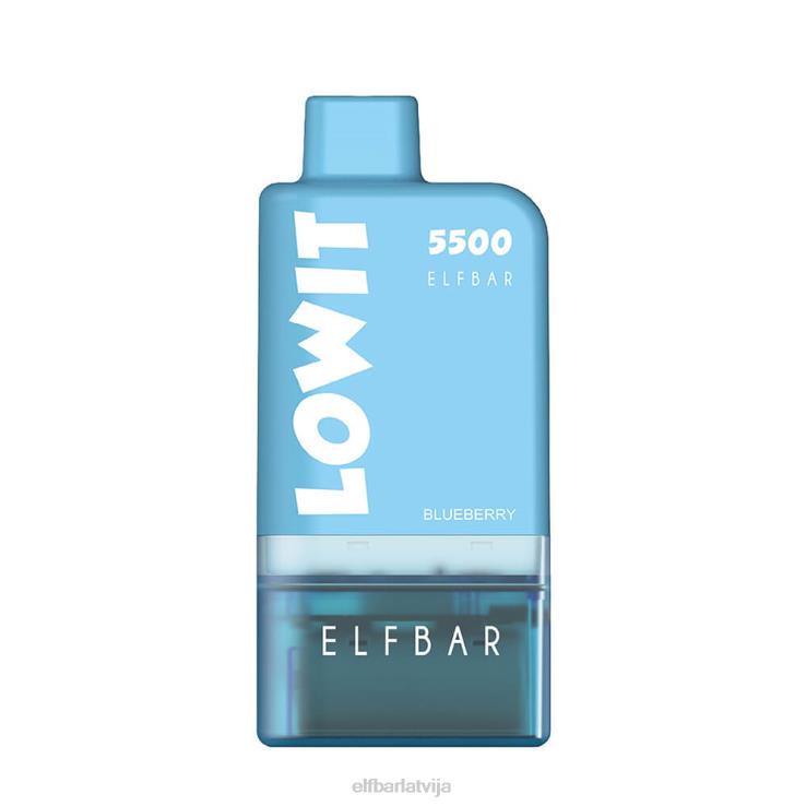 ELFBAR uzpildīts pod komplekts lowit 5500 2%nic B2NP126 zila avene