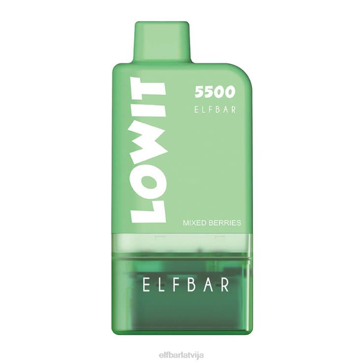ELFBAR uzpildīts pod komplekts lowit 5500 2%nic B2NP131 mango pasifloras auglis