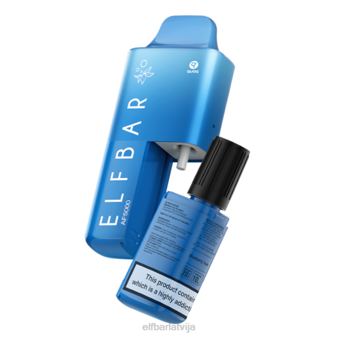 elfbar af5000 pildītais komplekts - 20mg 8L4F55 melleņu ledus