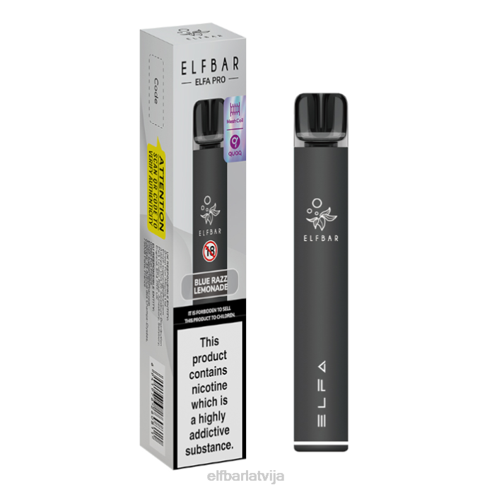 elfbar elfa pro pod komplekts - uzlādējams 8L4F77 krēslas ciāna + krūzmētras pildīta pāksts