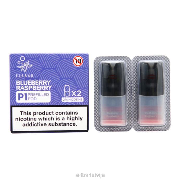 elfbar mate 500 p1 pildītas pākstis - 20mg (2 iepakojumi) sakura piparmētra 8L4F167