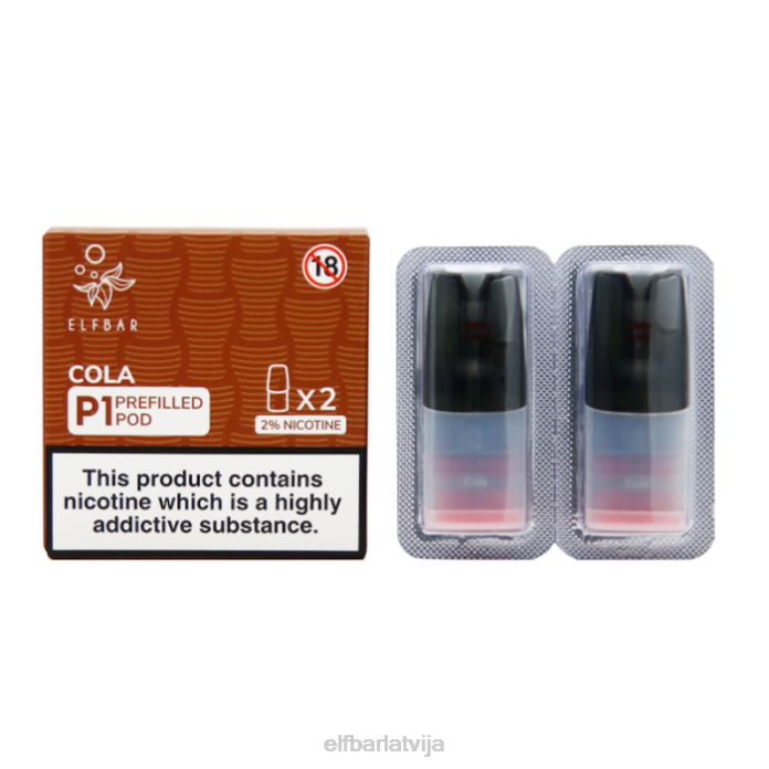 elfbar mate 500 p1 pildītas pākstis - 20mg (2 iepakojumi) sakura piparmētra 8L4F167