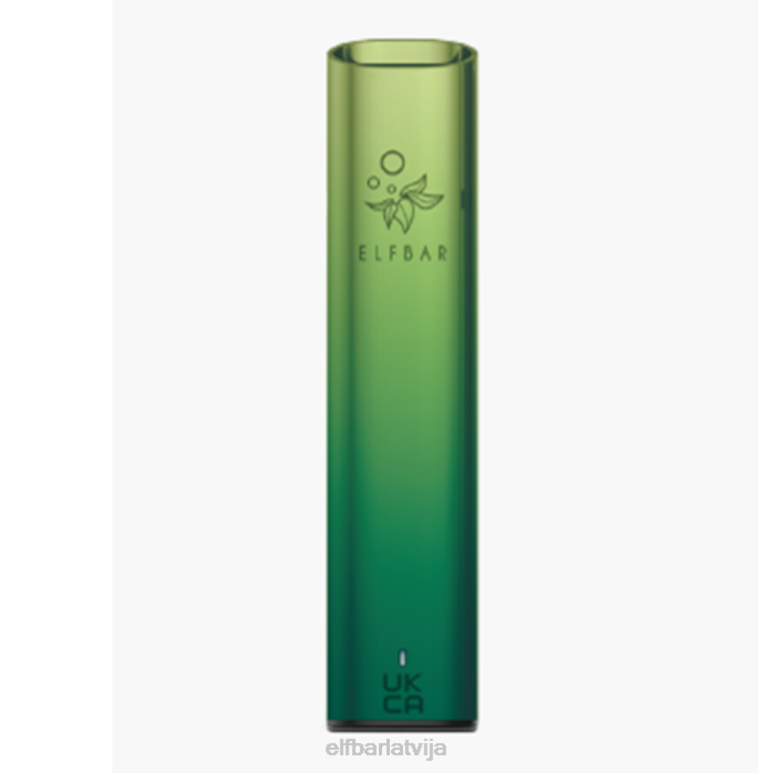 elfbar mate 500 pod vape komplekts - 500mah akumulators 8L4F142 aurora dzeltena