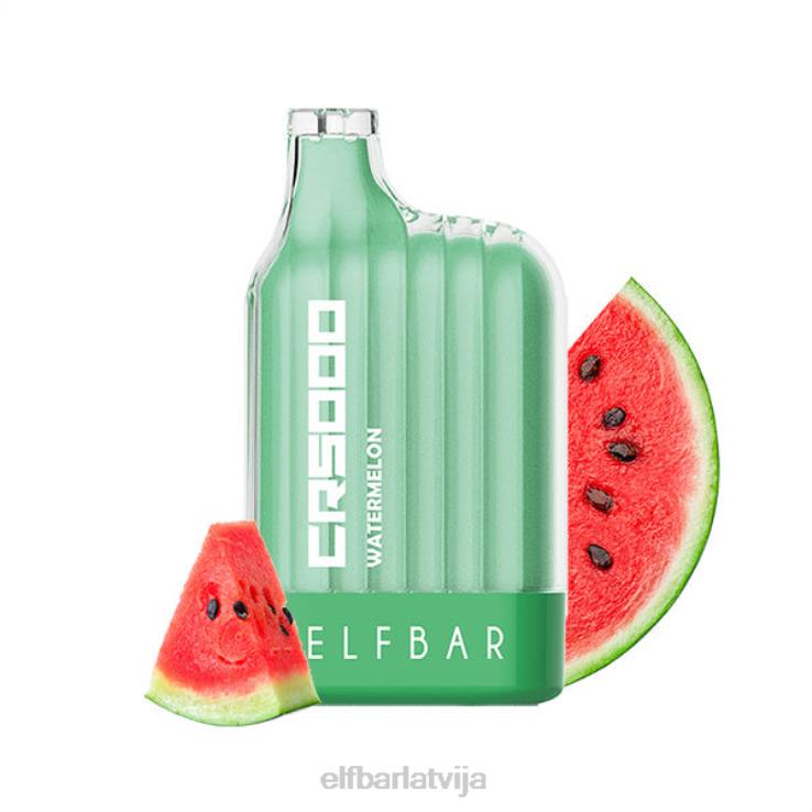 ELFBAR cr5000 vienreizējās lietošanas vape 5000 uzpūtienu B2NP27 arbūzs