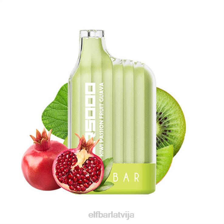 ELFBAR cr5000 vienreizējās lietošanas vape 5000 uzpūtienu B2NP28 aveņu arbūzs
