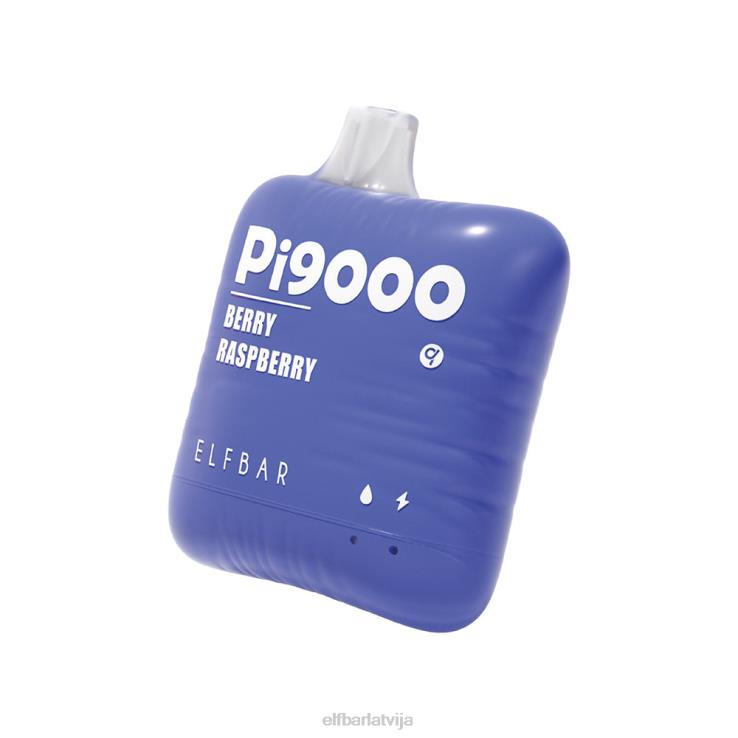 ELFBAR pi9000 vienreizējās lietošanas vape 9000 uzpūtienu B2NP102 ogu aveņu