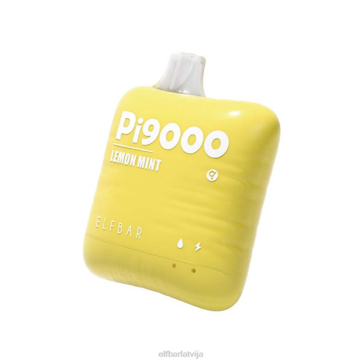 ELFBAR pi9000 vienreizējās lietošanas vape 9000 uzpūtienu B2NP110 zaļš ābols