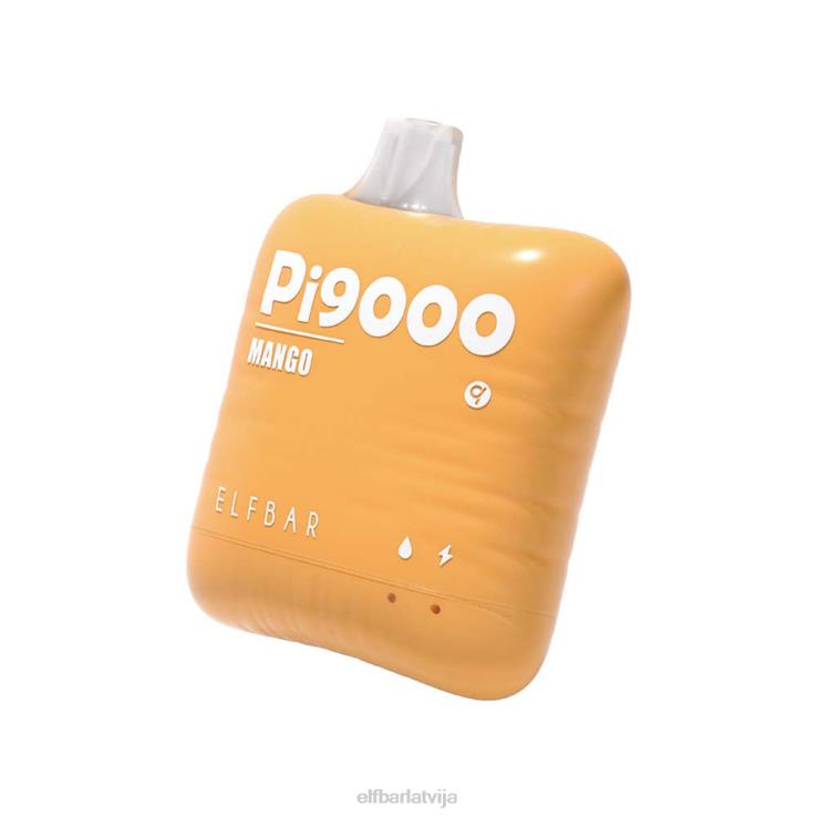 ELFBAR pi9000 vienreizējās lietošanas vape 9000 uzpūtienu B2NP110 zaļš ābols