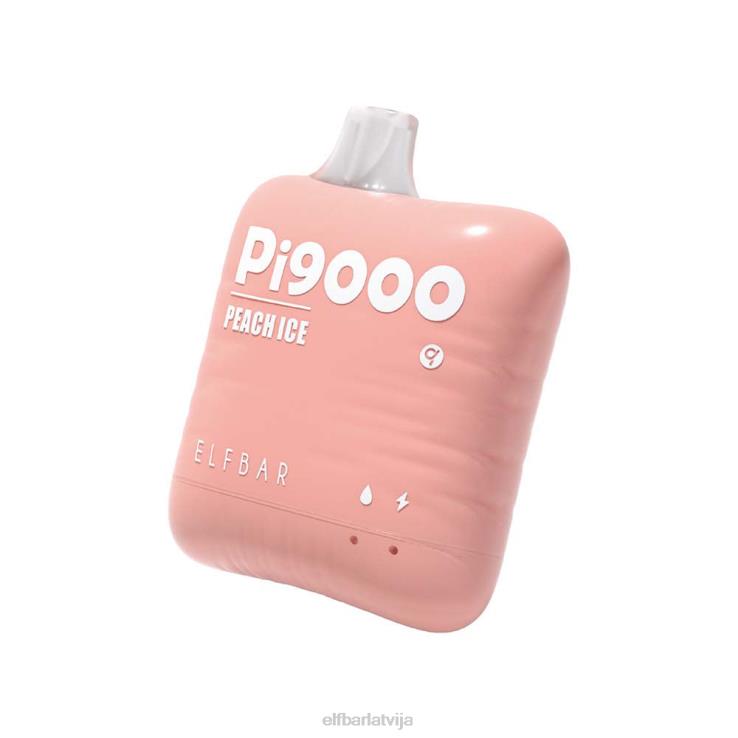 ELFBAR pi9000 vienreizējās lietošanas vape 9000 uzpūtienu B2NP110 zaļš ābols
