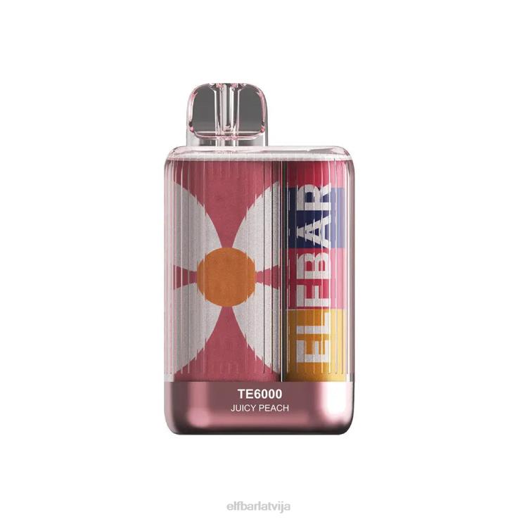 ELFBAR vienreizējās lietošanas vape te6000 puffs B2NP85 sulīgs persiks