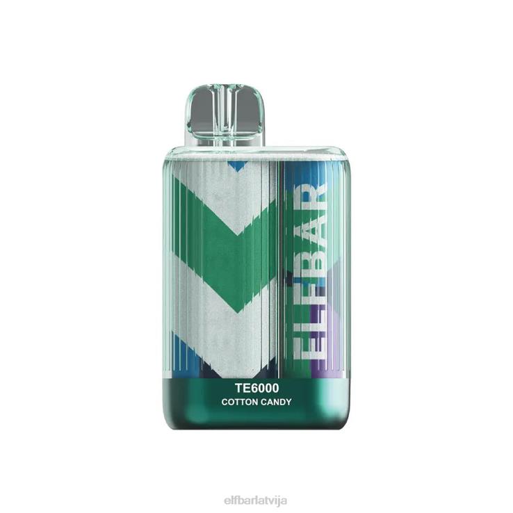 ELFBAR vienreizējās lietošanas vape te6000 puffs B2NP91 zils razz