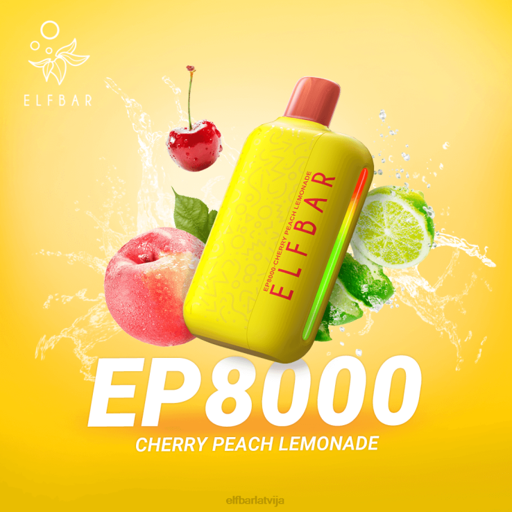 ķiršu persiku limonāde