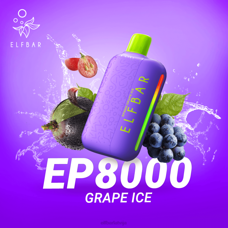 ELFBAR vienreizlietojamie vape jauni ep8000 puffs B2NP58 ķiršu persiku limonāde