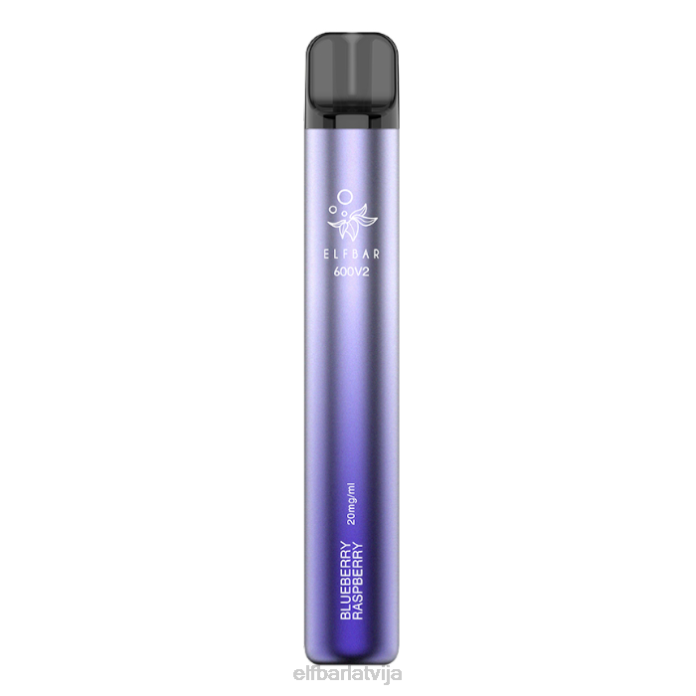elfbar 600v2 vienreizējās lietošanas vape - 20mg 8L4F16 melleņu avenes