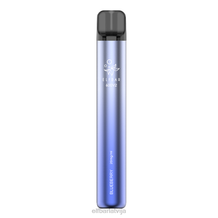 elfbar 600v2 vienreizējās lietošanas vape - 20mg 8L4F1 melleņu
