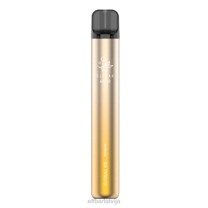 elfbar 600v2 vienreizējās lietošanas vape - 20mg 8L4F28 elfturbo ledus